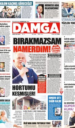 DAMGA 6 Ekim 2023 Cuma Sayfaları