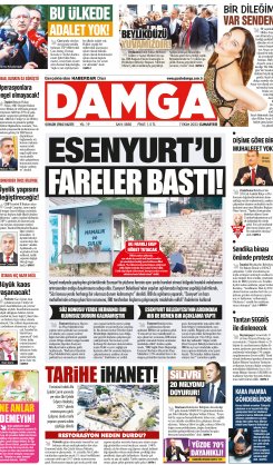 DAMGA 7 Ekim 2023 Cumartesi Sayfaları