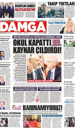 DAMGA 13 Ekim 2023 Cuma Sayfaları