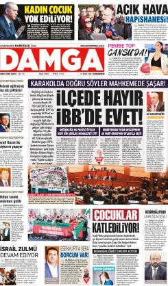 DAMGA 14 Ekim 2023 Cumartesi Sayfaları