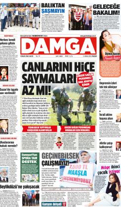 DAMGA 15 Ekim 2023 Pazar Sayfaları