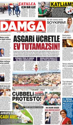 DAMGA 19 Ekim 2023 Perşembe Sayfaları