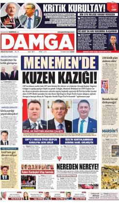 DAMGA 3 Kasım 2023 Cuma Sayfaları