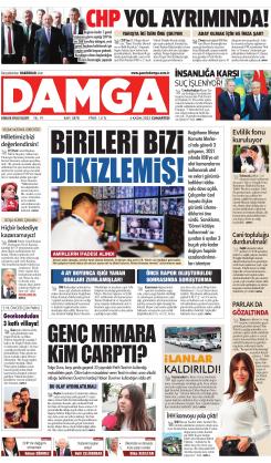 DAMGA 4 Kasım 2023 Cumartesi Sayfaları