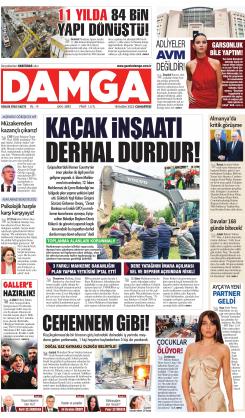 DAMGA 18 Kasım 2023 Cumartesi Sayfaları