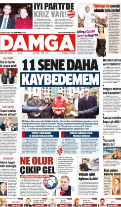 DAMGA 21 Kasım 2023 Salı Sayfaları