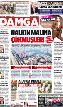 DAMGA 25 Kasım 2023 Cumartesi Sayfaları