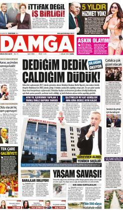 DAMGA 1 Aralık 2023 Cuma Sayfaları