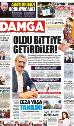 DAMGA 16 Aralık 2023 Cumartesi Sayfaları