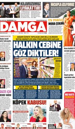 DAMGA 22 Aralık 2023 Cuma Sayfaları