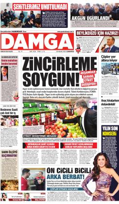 DAMGA 30 Aralık 2023 Cumartesi Sayfaları