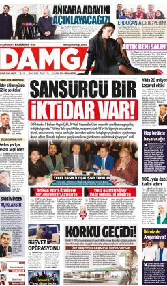 DAMGA 13 Ocak 2024 Cumartesi Sayfaları