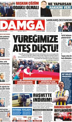 DAMGA 14 Ocak 2024 Pazar Sayfaları