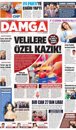 DAMGA 17 Ocak 2024 Çarşamba Sayfaları