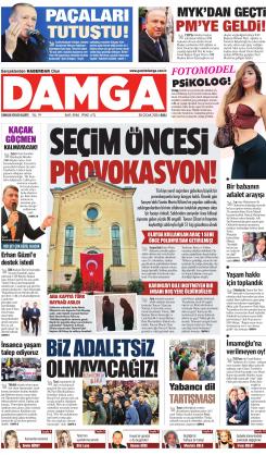 DAMGA 30 Ocak 2024 Salı Sayfaları