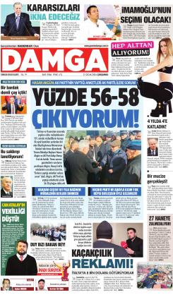 DAMGA 31 Ocak 2024 Çarşamba Sayfaları