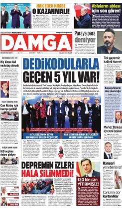 DAMGA 04 Şubat 2024 Pazar Sayfaları