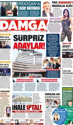 DAMGA 13 Şubat 2024 Salı Sayfaları