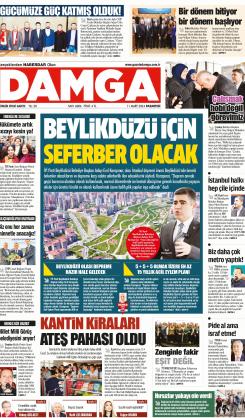 DAMGA 11 Mart 2024 Pazartesi Sayfaları