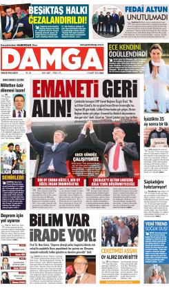 DAMGA 12 Mart 2024 Salı Sayfaları