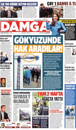 DAMGA 20 Mart 2024 Çarşamba Sayfaları