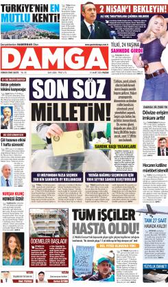 DAMGA 31 Mart 2024 Pazar Sayfaları