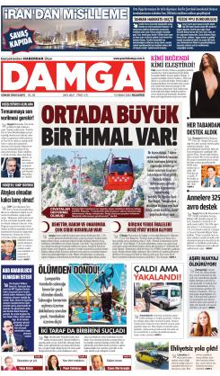 DAMGA 15 Nisan 2024 Pazartesi Sayfaları