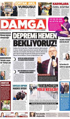 DAMGA 17 Nisan 2024 Çarşamba Sayfaları