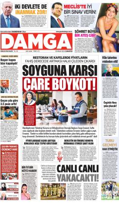 DAMGA 20 Nisan 2024 Cumartesi Sayfaları