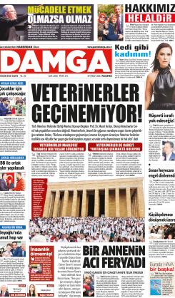 DAMGA 29 Nisan 2024 Pazartesi Sayfaları