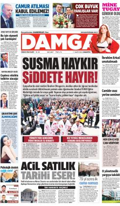 DAMGA 11 Mayıs 2024 Cumartesi Sayfaları