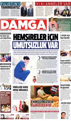 DAMGA 13 Mayıs 2024 Pazartesi Sayfaları