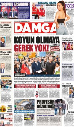 DAMGA 14 Mayıs 2024 Salı Sayfaları