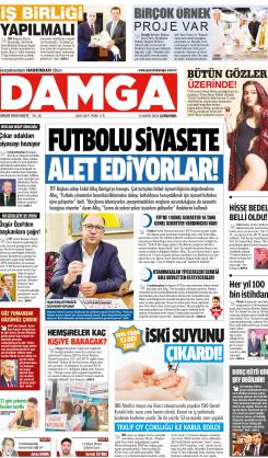 DAMGA 15 Mayıs 2024 Çarşamba Sayfaları