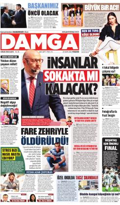 DAMGA 23 Mayıs 2024 Perşembe Sayfaları