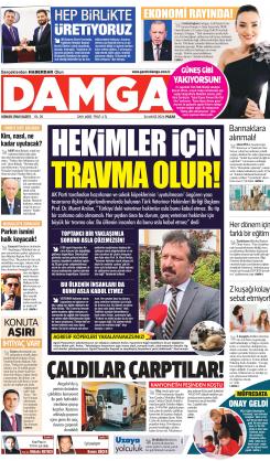 DAMGA 26 Mayıs 2024 Pazar Sayfaları