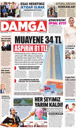 DAMGA 09 Temmuz 2024 Salı Sayfaları