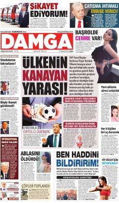 DAMGA 12 Temmuz 2024 Cuma Sayfaları