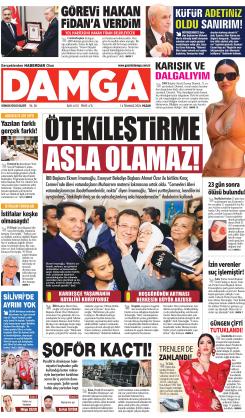 DAMGA 14 Temmuz 2024 Pazar Sayfaları