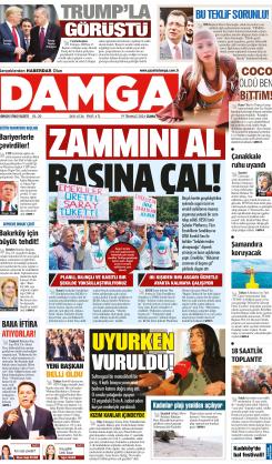 DAMGA 19 Temmuz 2024 Cuma Sayfaları