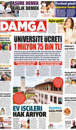 DAMGA 23 Temmuz 2024 Salı Sayfaları