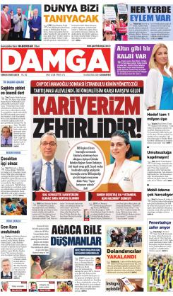 DAMGA 10 Ağustos 2024 Cumartesi Sayfaları