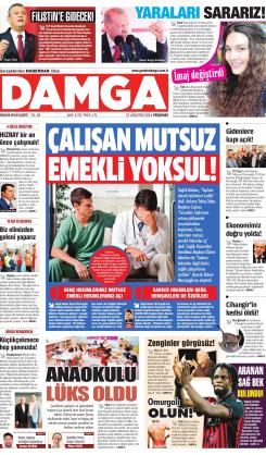 DAMGA 22 Ağustos 2024 Perşembe Sayfaları