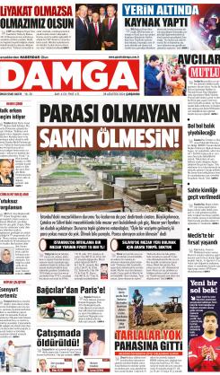 DAMGA 28 Ağustos 2024 Çarşamba Sayfaları