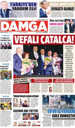 DAMGA 29 Ağustos 2024 Perşembe Sayfaları