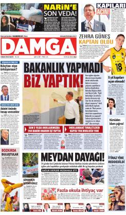 DAMGA 10 Eylül 2024 Salı Sayfaları