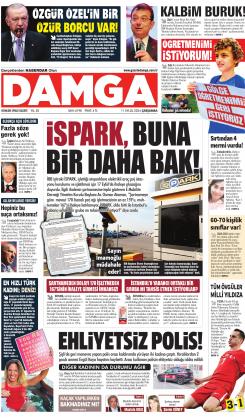 DAMGA 11 Eylül 2024 Çarşamba Sayfaları