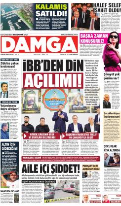 DAMGA 16 Eylül 2024 Pazartesi Sayfaları