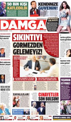 DAMGA 08 Ekim 2024 Salı Sayfaları