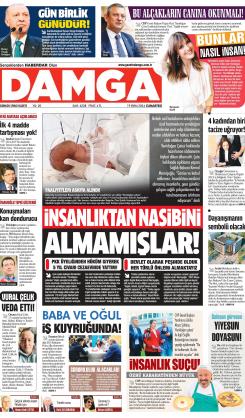 DAMGA 19 Ekim 2024 Cumartesi Sayfaları